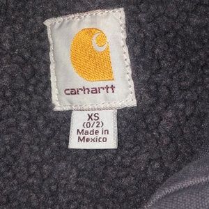 Carhartt Jackets & Coats - Women CARHARTT Lavender Hooded Sherpa Lined Jacket Carhartt Jackets & Coats - Women CARHARTT Lavender Hooded Sherpa Lined Jacket